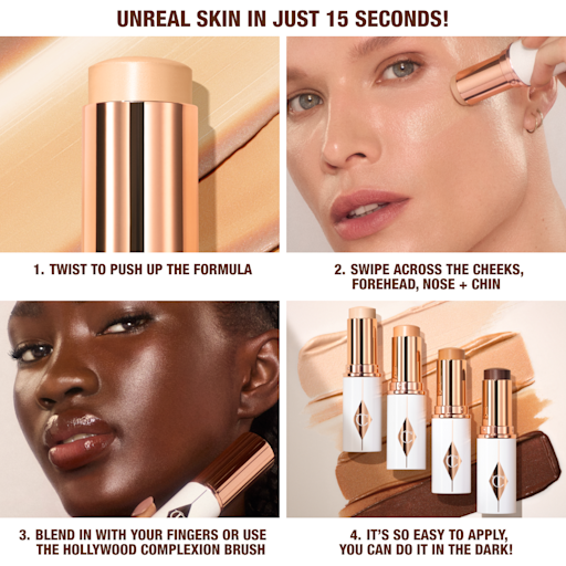 BASE DE MAQUILLAJE HIDRATANTE EN BARRA UNREAL SKIN SHEER GLOW TINT 3 FAIR