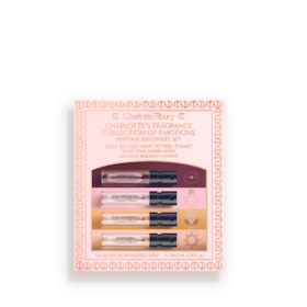 COLECCIÓN DE FRAGANCIAS «EMOTIONS» DE CHARLOTTE: SET DE DESCUBRIMIENTO DE 4 X 2 ML