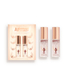 KIT DE SPRAY Fijador Airbrush Flawless MINI, Formato de Viaje, Set Facial