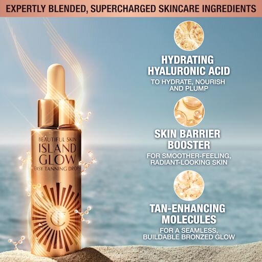 Beautiful Skin ISLAND GLOW EASY TANNING DROPS TONO CLARO A MEDIO